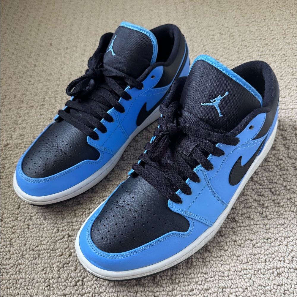 Air Jordan 1 Low ‘University Blue Black’ Men's Size 10.5